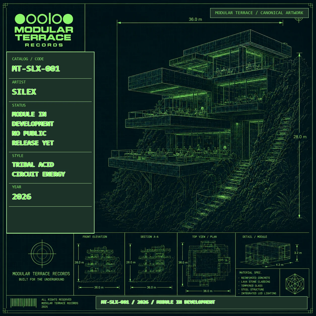 SILEX artist artwork for MODULAR TERRACE