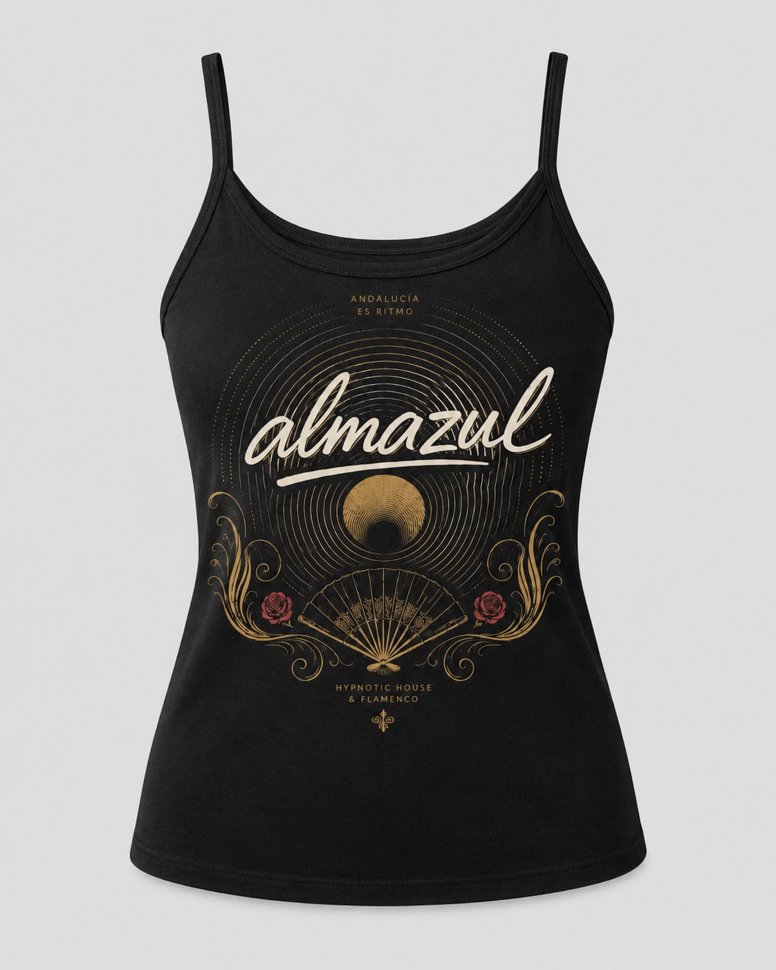 ALMAZUL Flamenco Rhythm Tank flat product preview